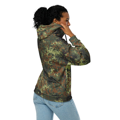 German Flecktarn Spring CAMO Unisex zip hoodie Zip Hoodies
