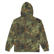 Flecktarn Bundeswehr Spring Woodland CAMO Unisex Zip Hoodie