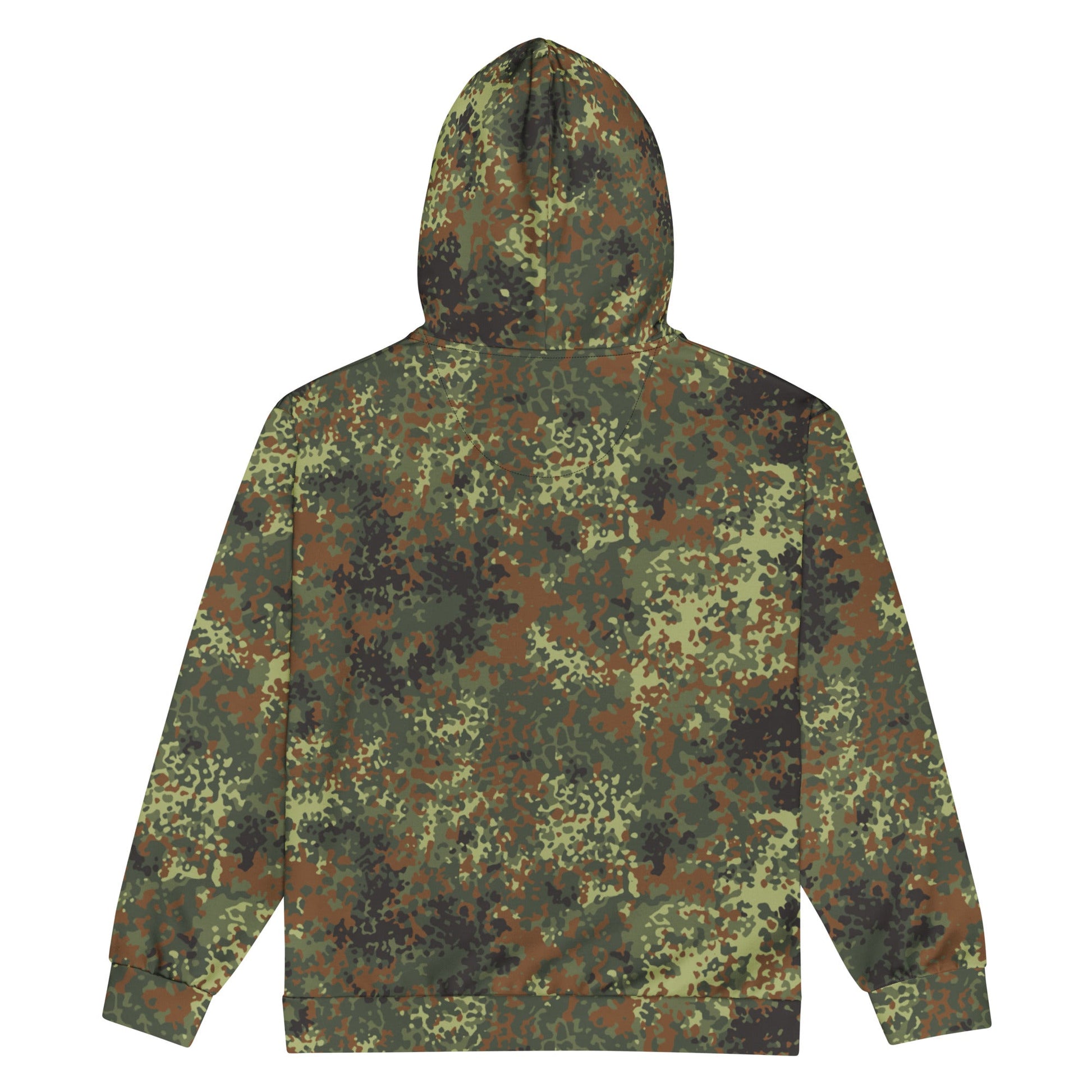 German Flecktarn Spring CAMO Unisex Zip Hoodie
