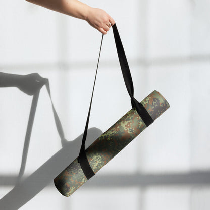 German Flecktarn Spring CAMO Yoga Mat