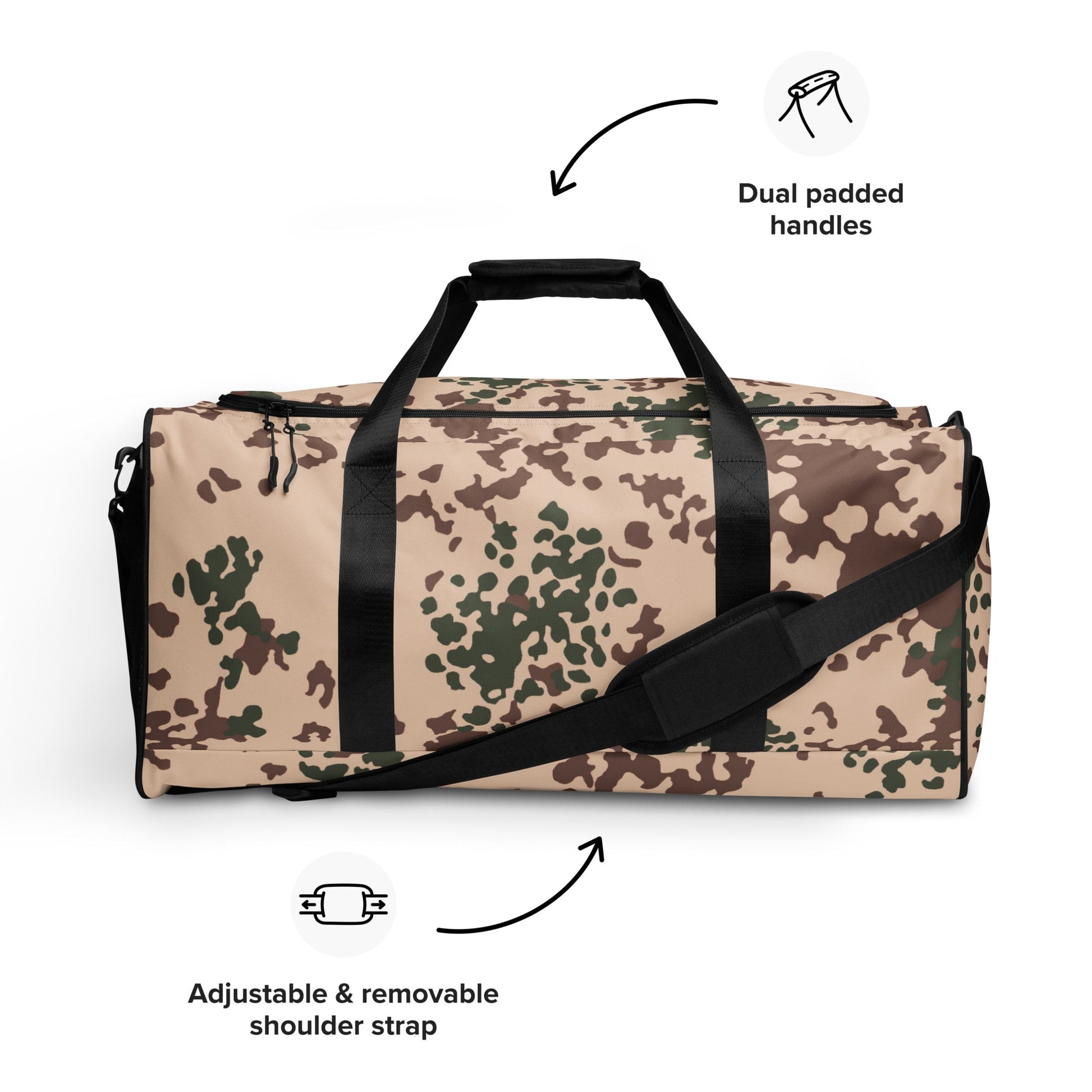 German Flecktarn Tropentarn CAMO Duffle bag - Bags