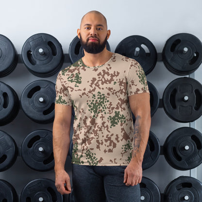 German Flecktarn Tropentarn CAMO Mens Athletic T-shirt - XS - T-Shirts