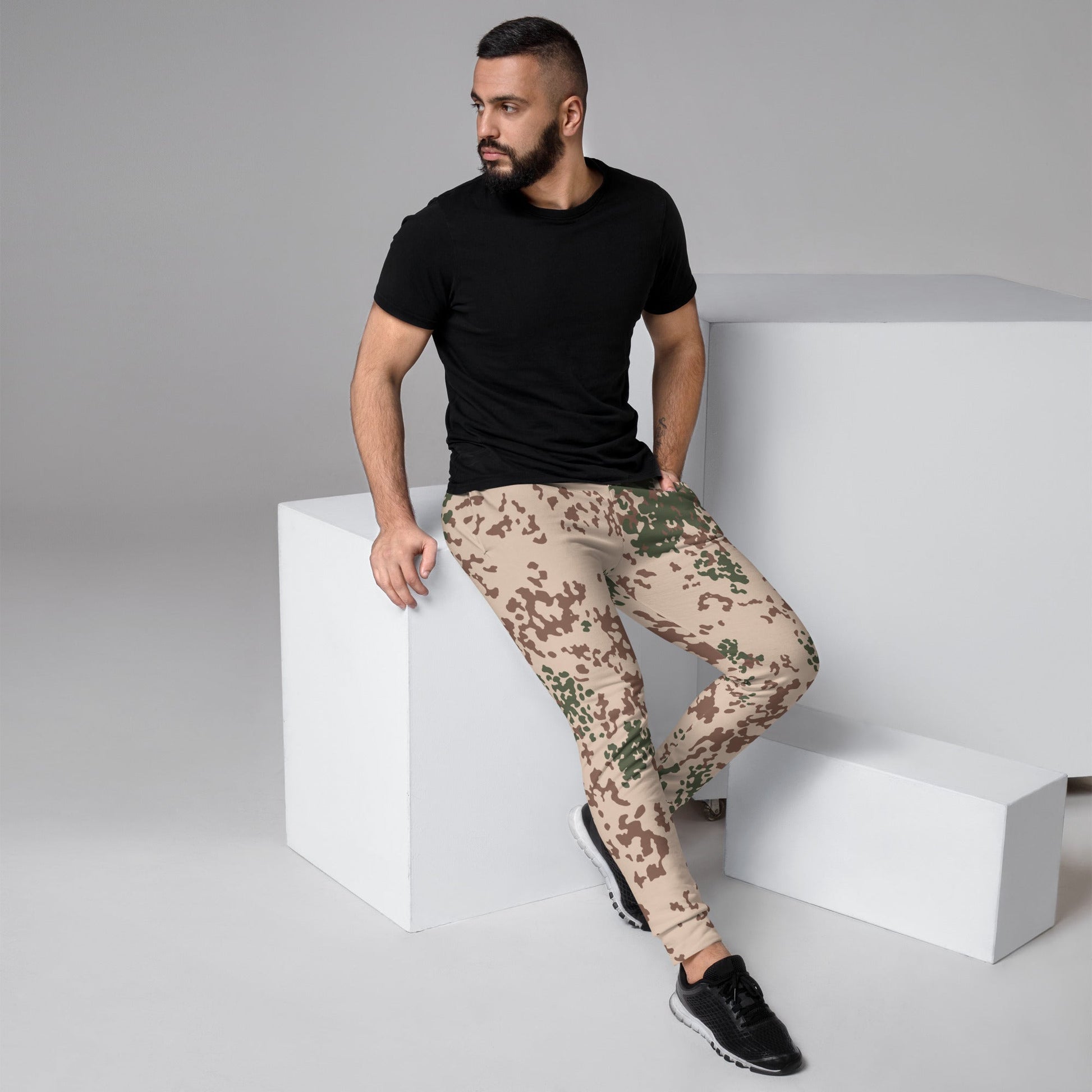 German Flecktarn Tropentarn CAMO Mens Joggers - XS