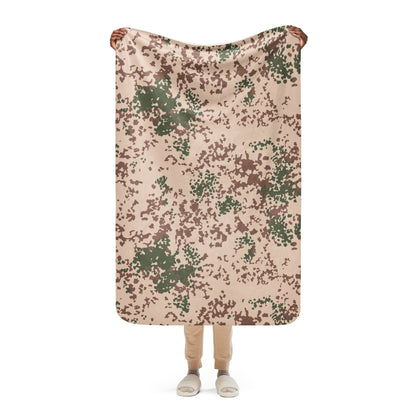 German Flecktarn Tropentarn CAMO Sherpa blanket - 37″×57″ - Blanket