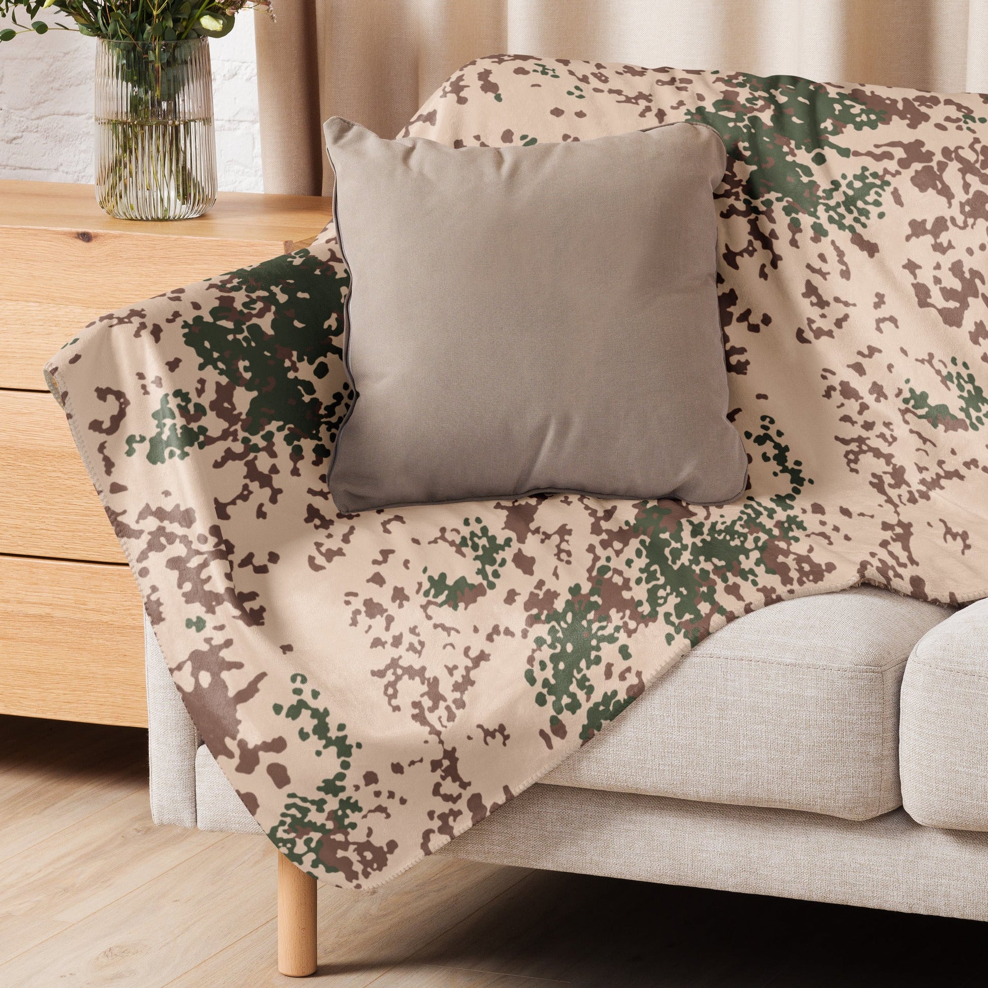 German Flecktarn Tropentarn CAMO Sherpa blanket - Blanket
