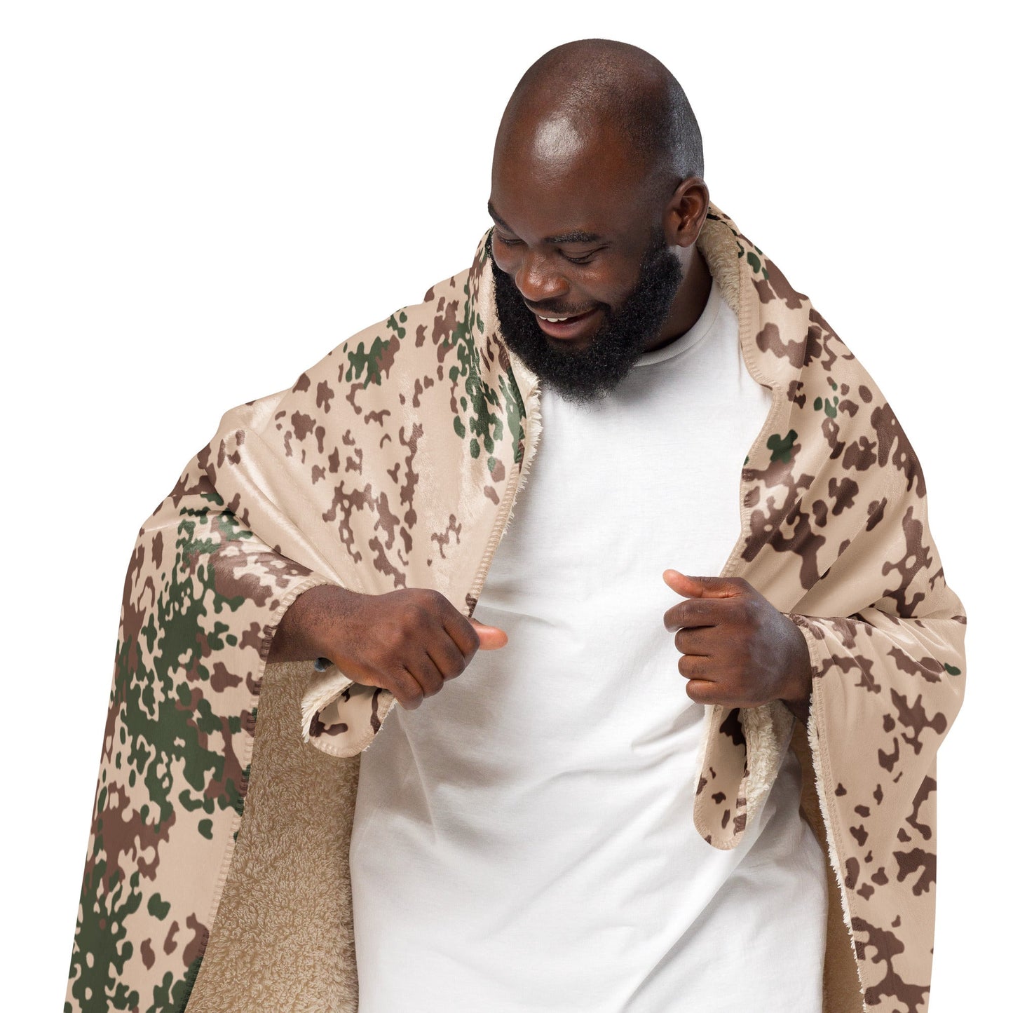 German Flecktarn Tropentarn CAMO Sherpa blanket - Blanket