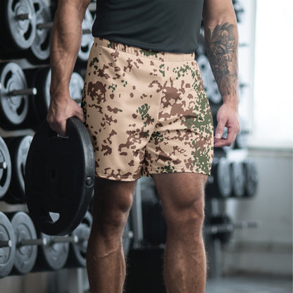 German Flecktarn Tropentarn CAMO Unisex Athletic Long Shorts XS