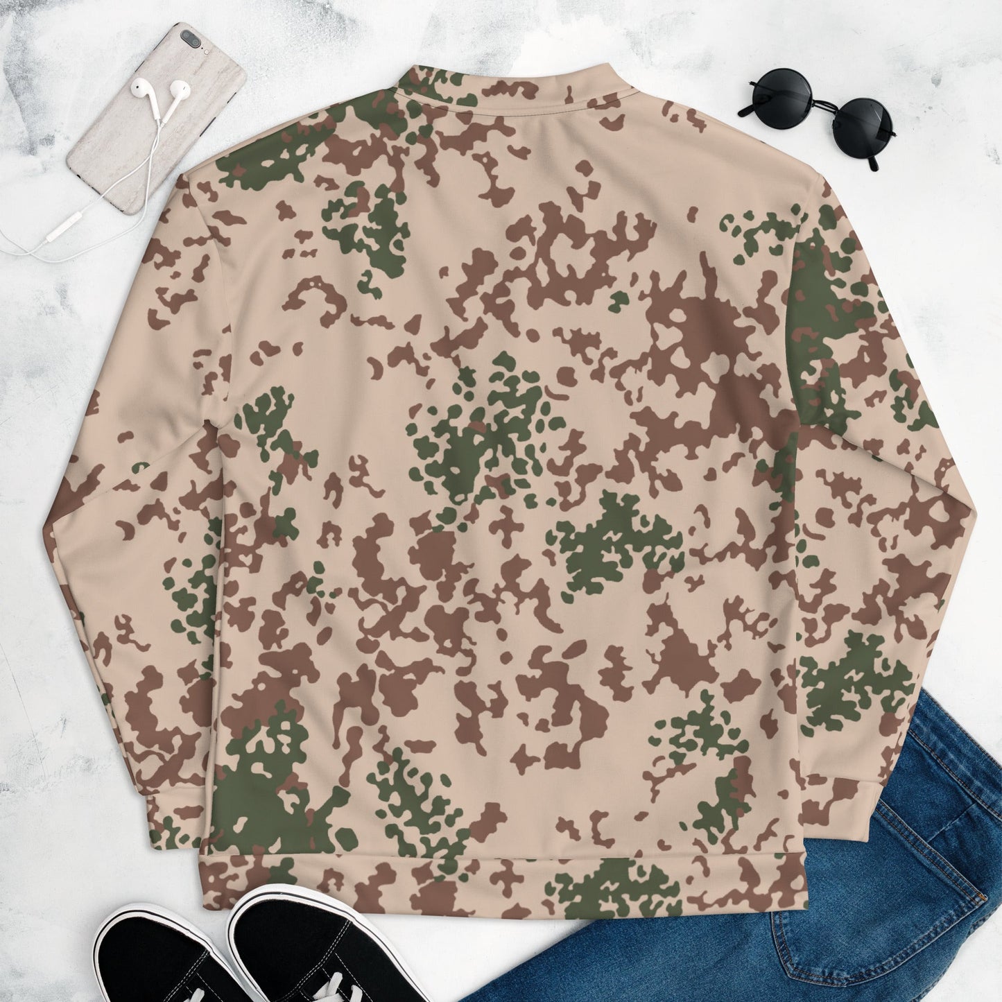 German Flecktarn Tropentarn CAMO Unisex Bomber Jacket - Jackets