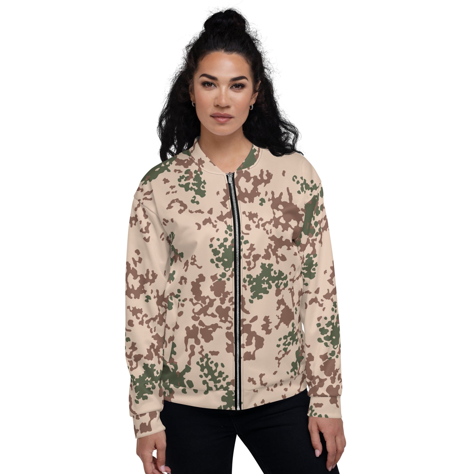 German Flecktarn Tropentarn CAMO Unisex Bomber Jacket - Jackets