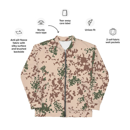 German Flecktarn Tropentarn CAMO Unisex Bomber Jacket - Jackets