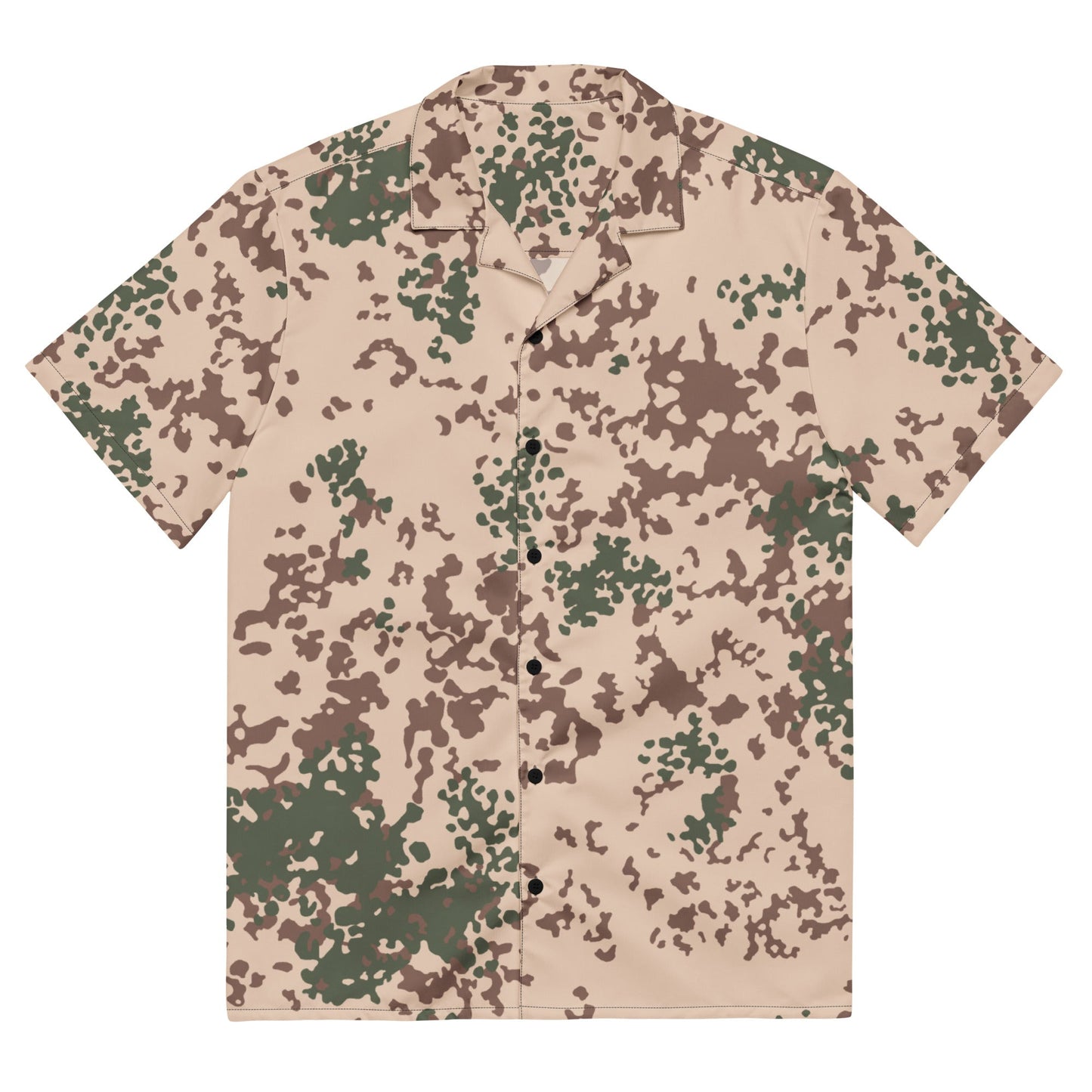 German Flecktarn Tropentarn CAMO Unisex button shirt 2XS Button Shirts
