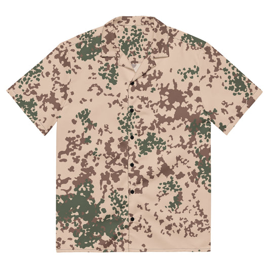 German Flecktarn Tropentarn CAMO Unisex button shirt 2XS Button Shirts
