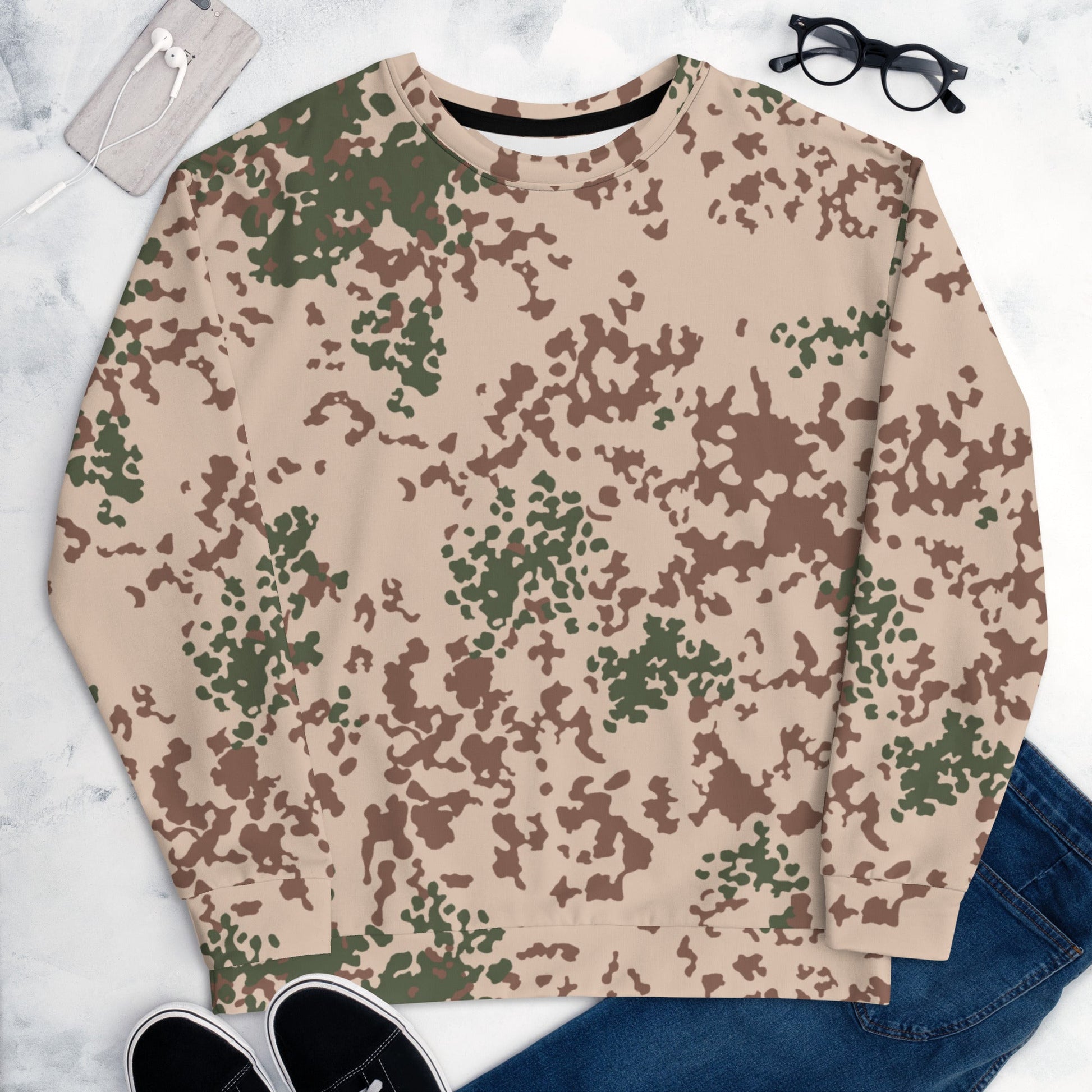 German Flecktarn Tropentarn CAMO Unisex Sweatshirt - Sweatshirts
