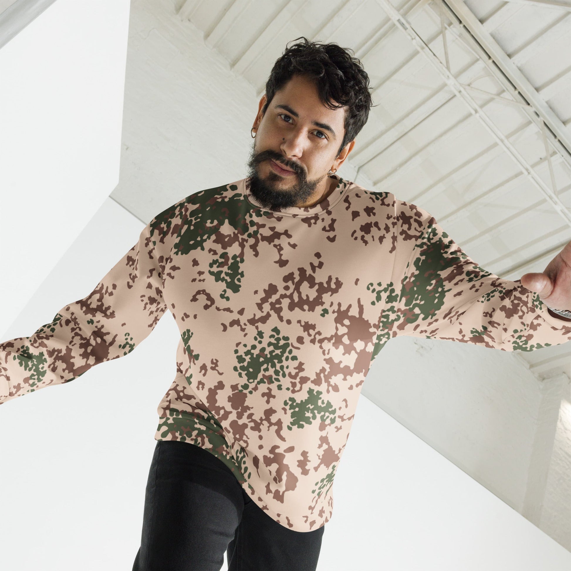 German Flecktarn Tropentarn CAMO Unisex Sweatshirt - Sweatshirts