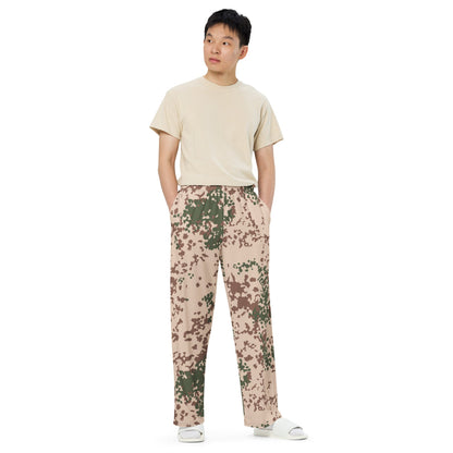 German Flecktarn Tropentarn CAMO unisex wide-leg pants - Wide-leg Pants
