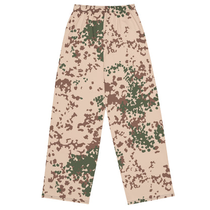 German Flecktarn Tropentarn CAMO unisex wide-leg pants - Wide-leg Pants