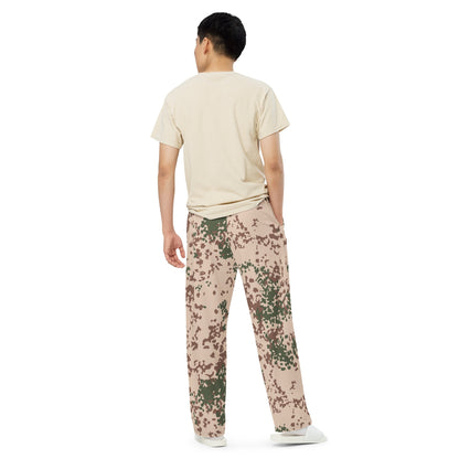 German Flecktarn Tropentarn CAMO unisex wide-leg pants - Wide-leg Pants