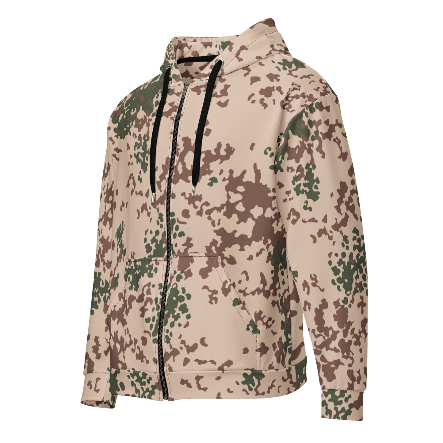 German Flecktarn Tropentarn CAMO Unisex zip hoodie Zip Hoodies