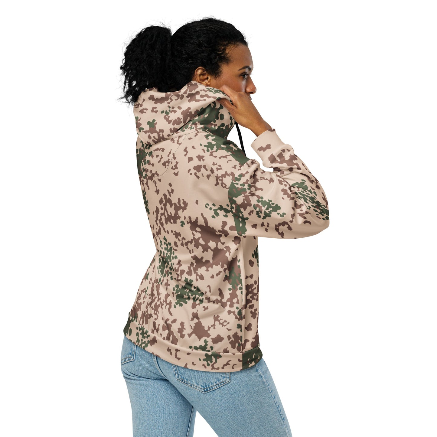 German Flecktarn Tropentarn CAMO Unisex zip hoodie Zip Hoodies