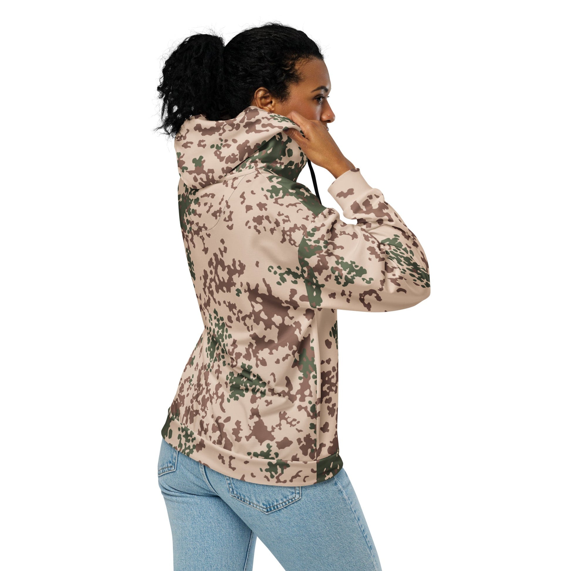 German Flecktarn Tropentarn CAMO Unisex zip hoodie Zip Hoodies
