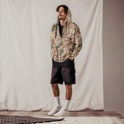 German Flecktarn Tropentarn CAMO Unisex zip hoodie Zip Hoodies