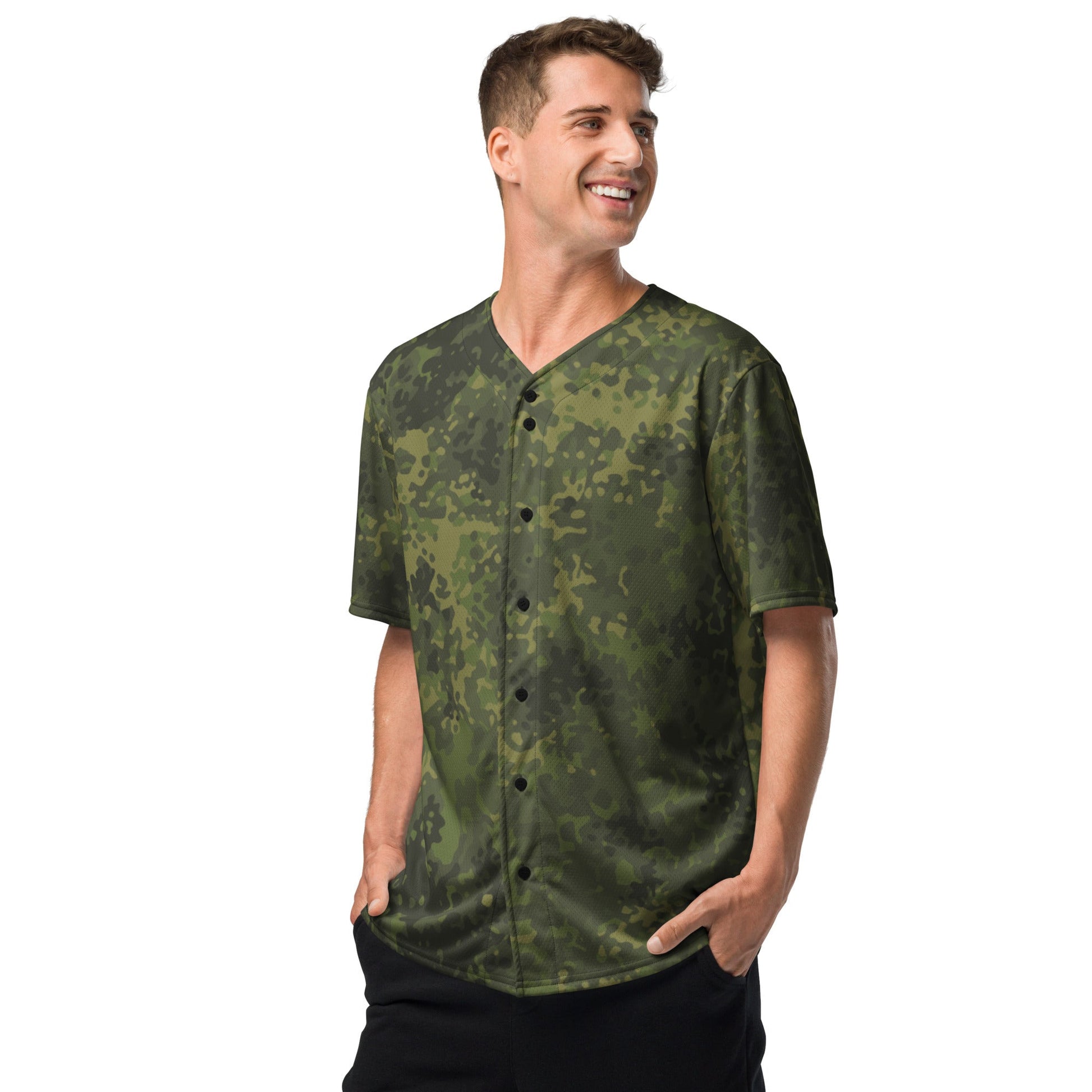German Flecktarn Tropical CAMO baseball jersey - Baseball Jerseys