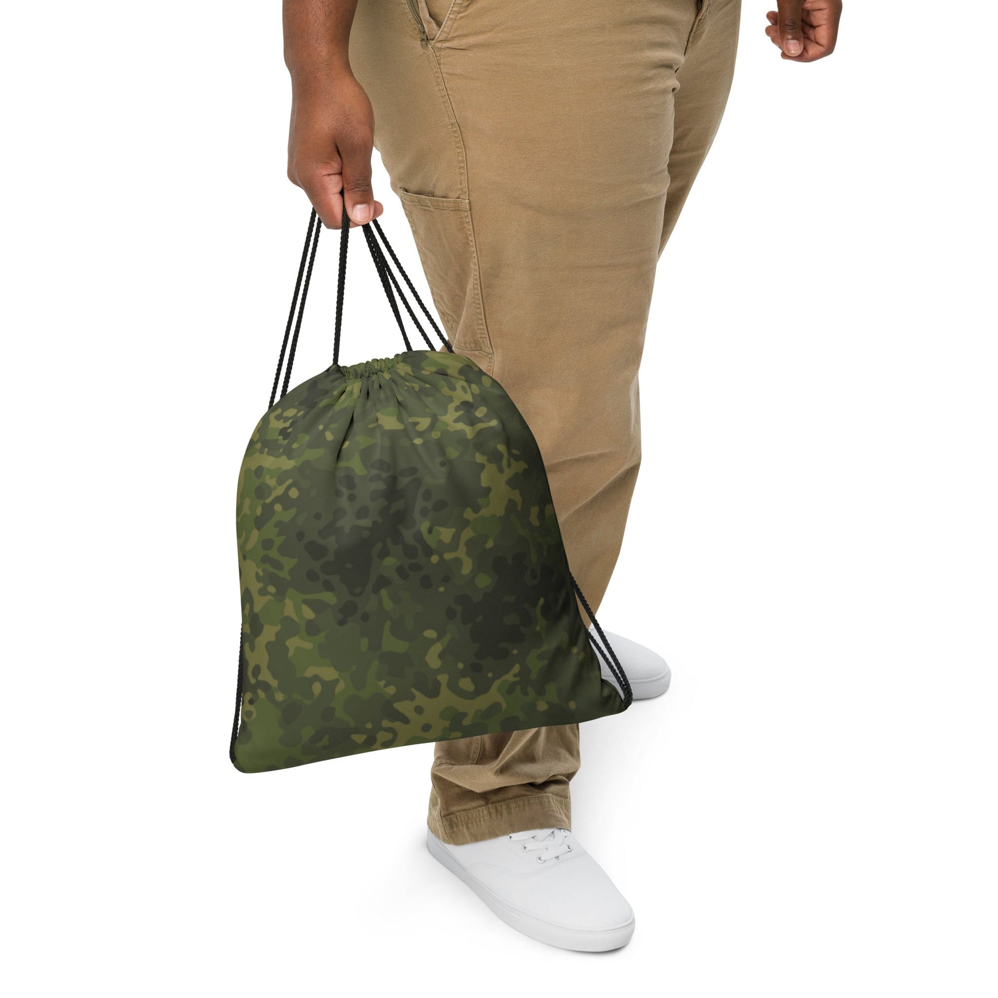 German Flecktarn Tropical CAMO Drawstring Bag - Bags