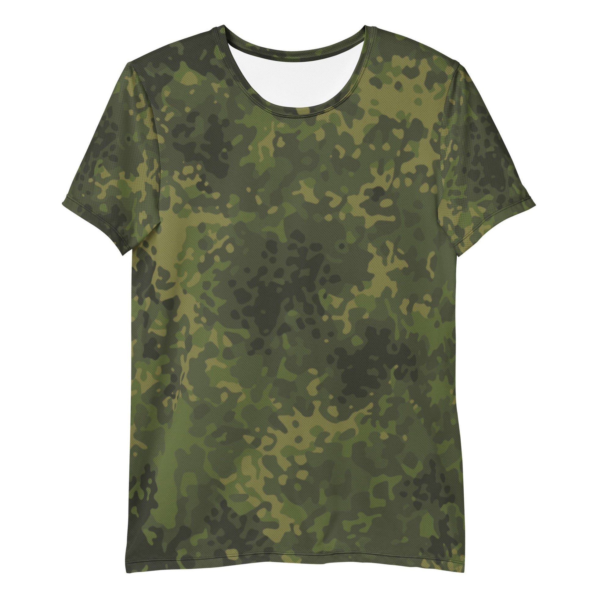 German Flecktarn Tropical CAMO Mens athletic t-shirt - Athletic T-Shirts