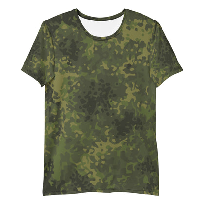 German Flecktarn Tropical CAMO Mens athletic t-shirt - Athletic T-Shirts