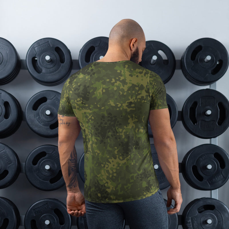 Flecktarn Bundeswehr Tropical CAMO Mens Athletic T-Shirt