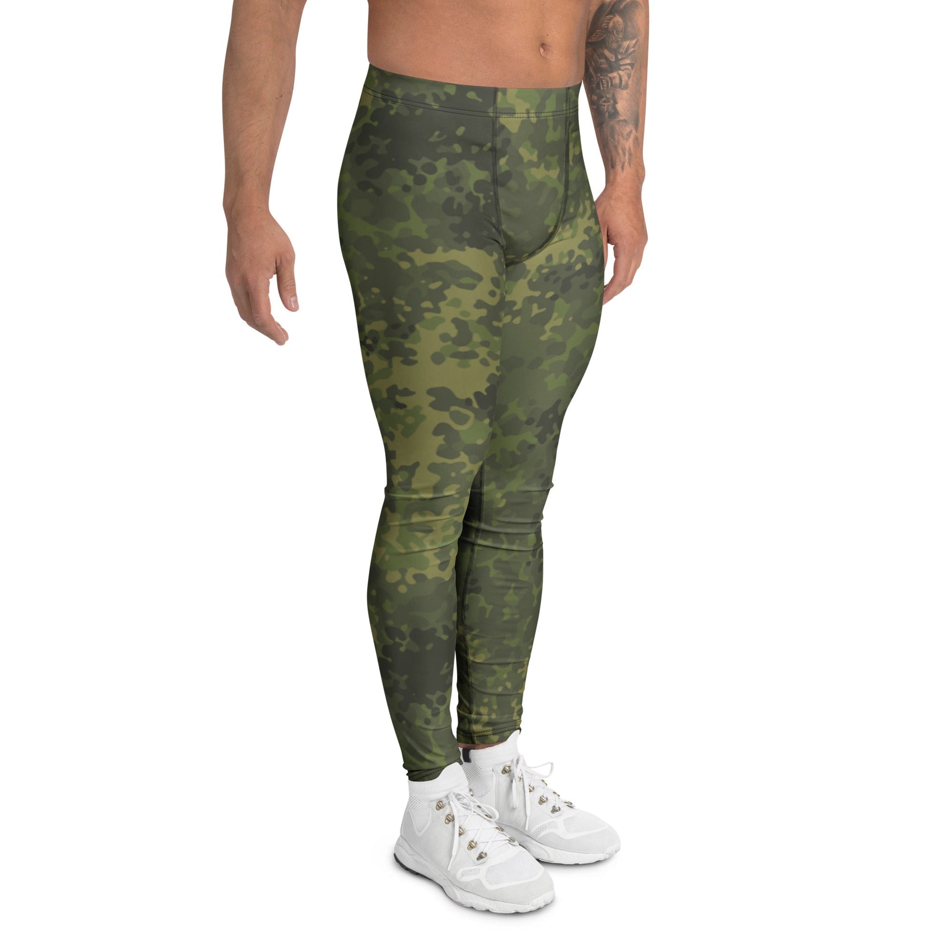 German Flecktarn Tropical CAMO Mens Leggings