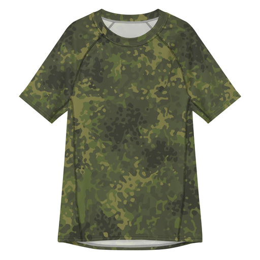 Flecktarn Bundeswehr Tropical CAMO Mens Short-Sleeve Rash Guard - 2XS - SS