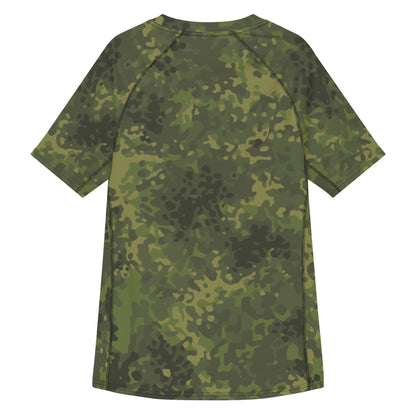German Flecktarn Tropical CAMO Mens Short-Sleeve Rash Guard
