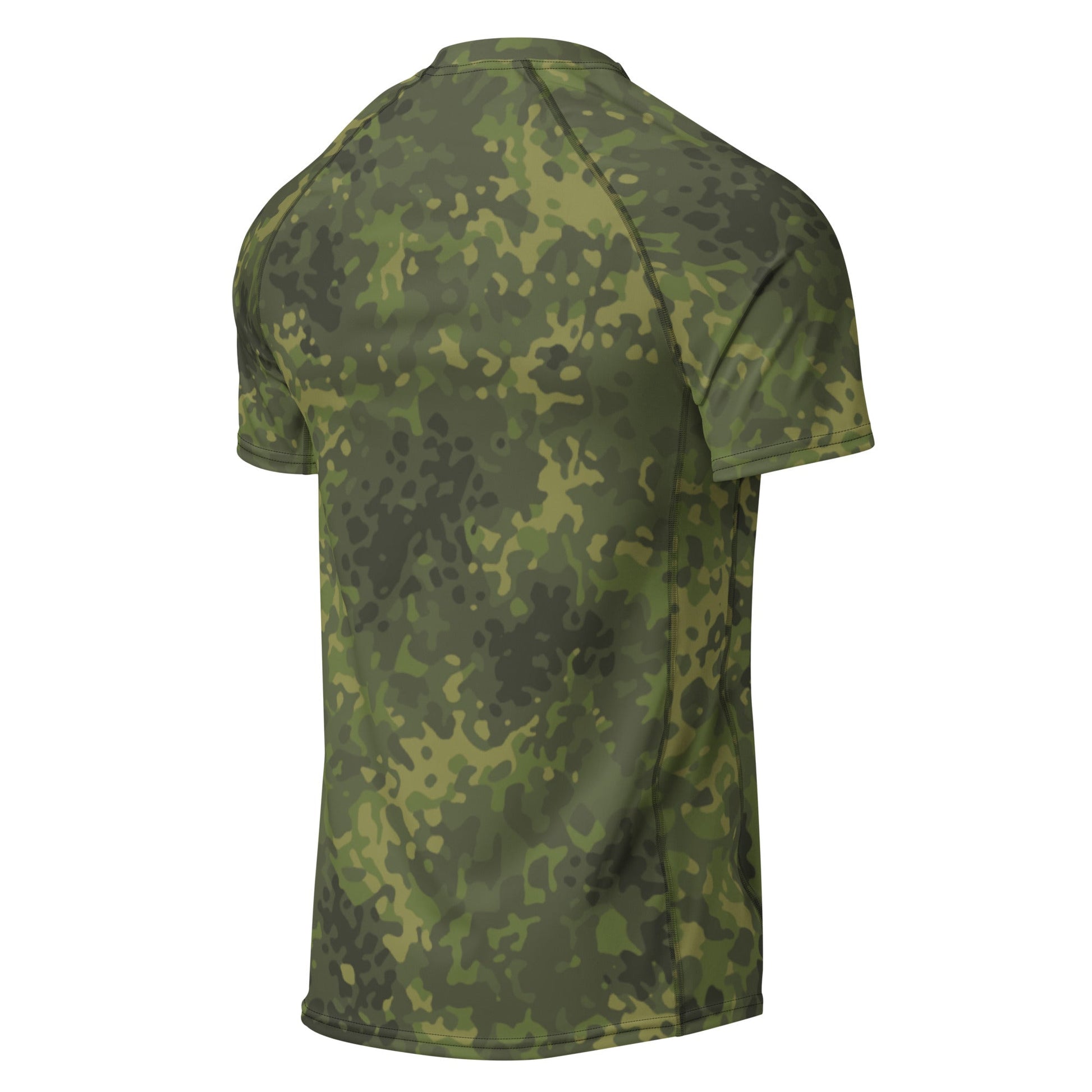 German Flecktarn Tropical CAMO Mens Short-Sleeve Rash Guard
