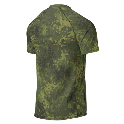 German Flecktarn Tropical CAMO Mens Short-Sleeve Rash Guard
