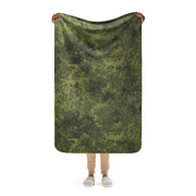 Flecktarn Bundeswehr Tropical CAMO Sherpa Blanket - 37″×57″
