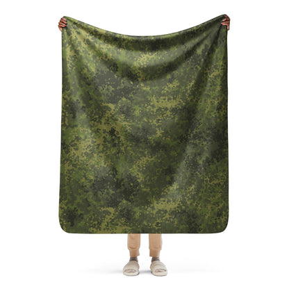 German Flecktarn Tropical CAMO Sherpa blanket - 50″×60″ - Blankets