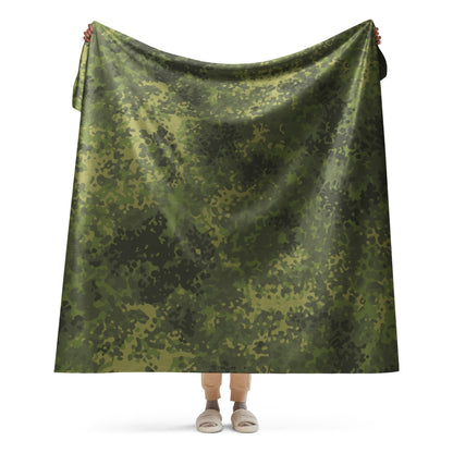 German Flecktarn Tropical CAMO Sherpa blanket - 60″×80″ - Blankets