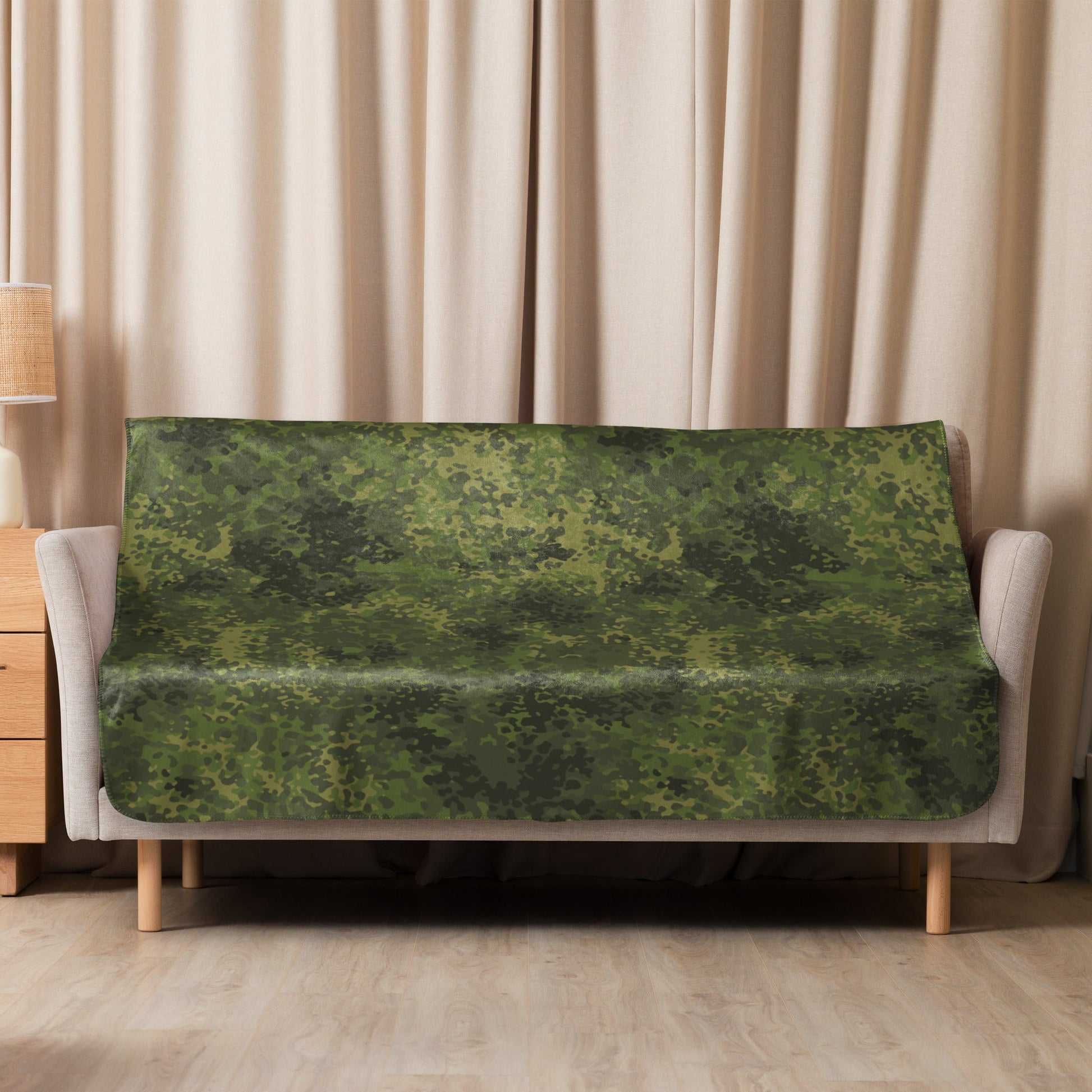 German Flecktarn Tropical CAMO Sherpa blanket - Blankets