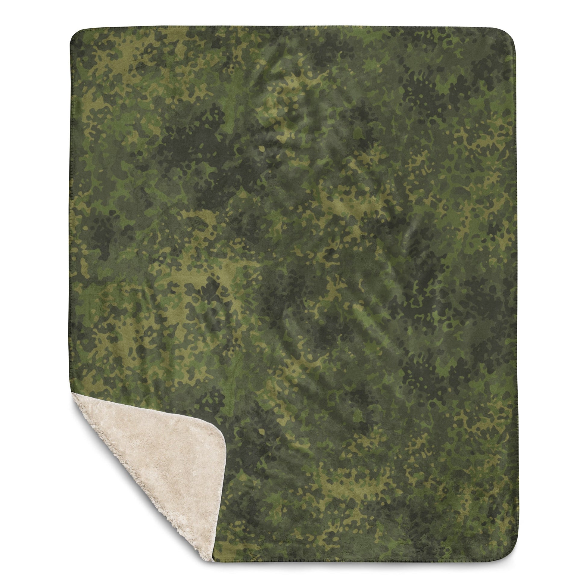 German Flecktarn Tropical CAMO Sherpa blanket - Blankets