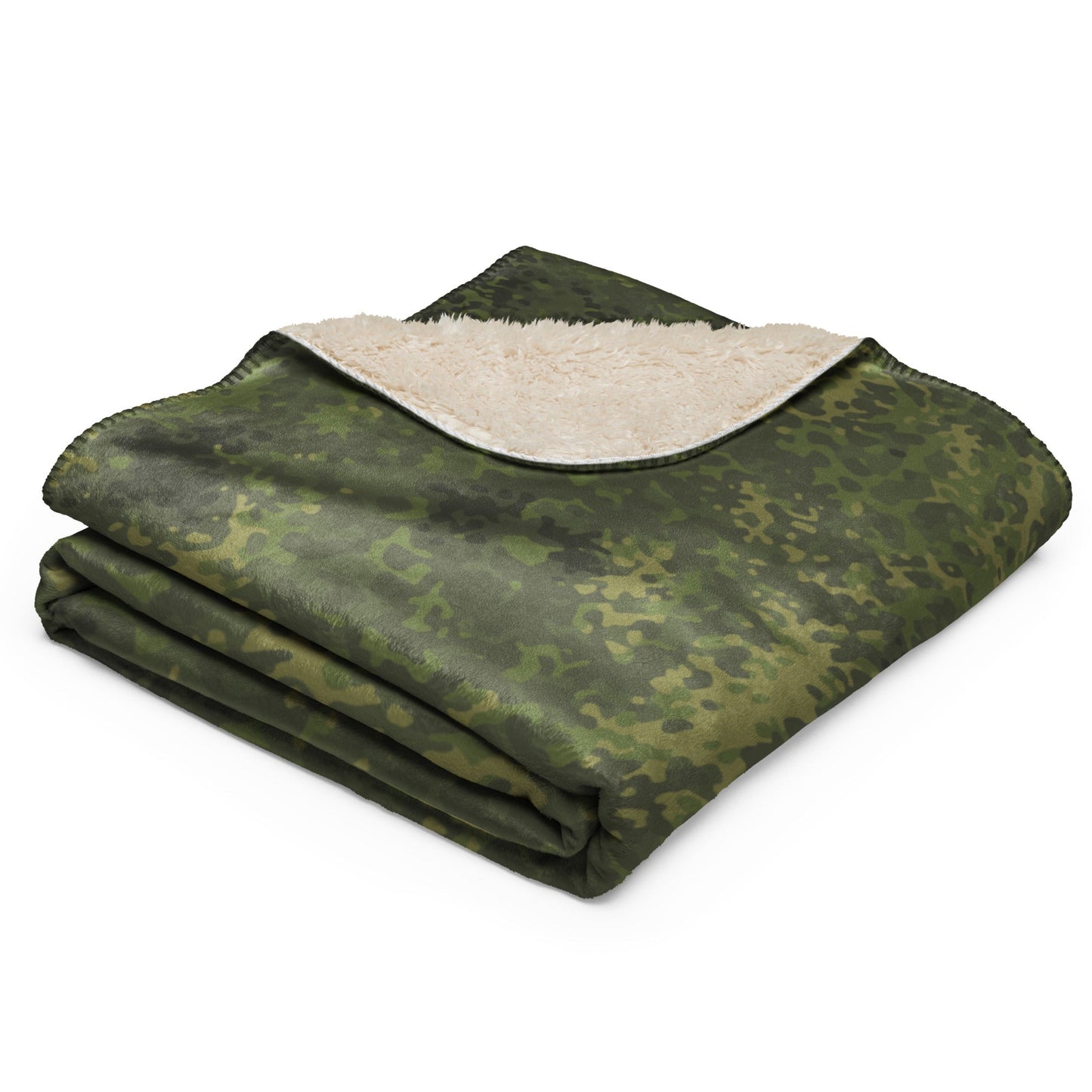 German Flecktarn Tropical CAMO Sherpa blanket - Blankets