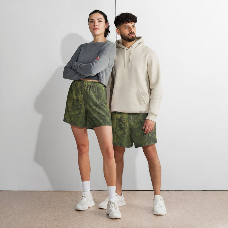 Flecktarn Bundeswehr Tropical CAMO Unisex Athletic Long Shorts