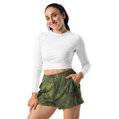 German Flecktarn Tropical CAMO Unisex Athletic Shorts
