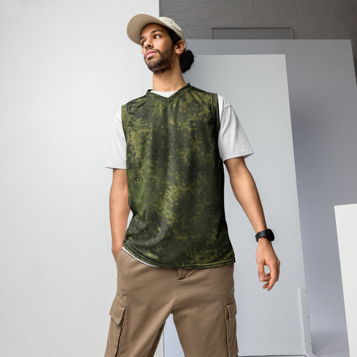 Flecktarn Bundeswehr Tropical CAMO Unisex Basketball Jersey - 2XS