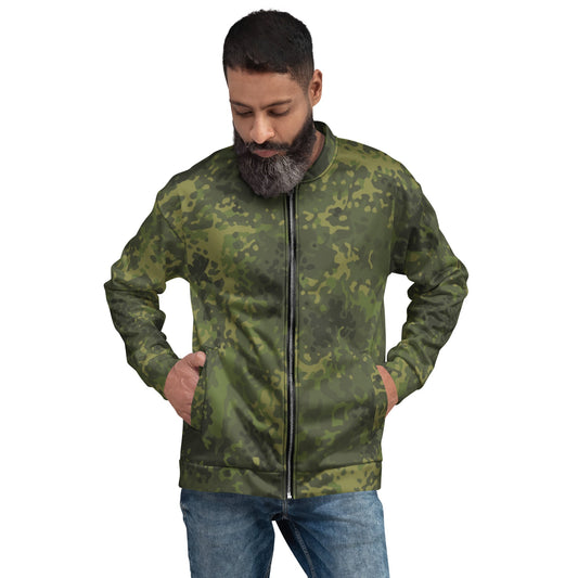 German Flecktarn Tropical CAMO Unisex Bomber Jacket - XS - Jackets