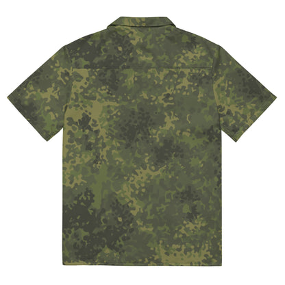 German Flecktarn Tropical CAMO Unisex button shirt - Button Shirts