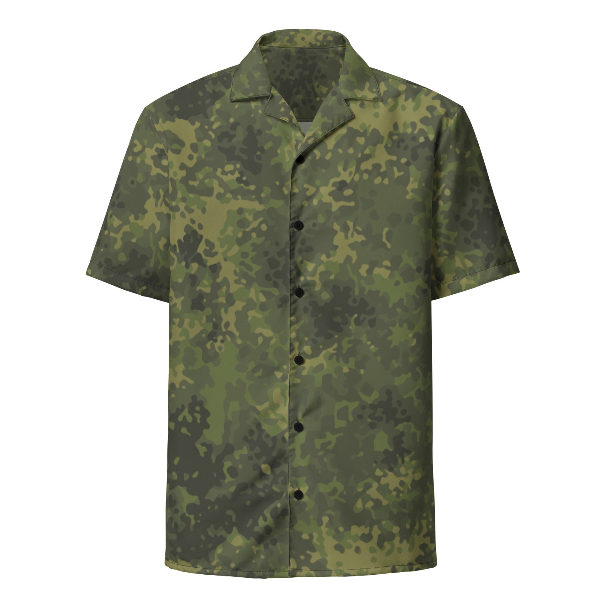 German Flecktarn Tropical CAMO Unisex button shirt - Button Shirts