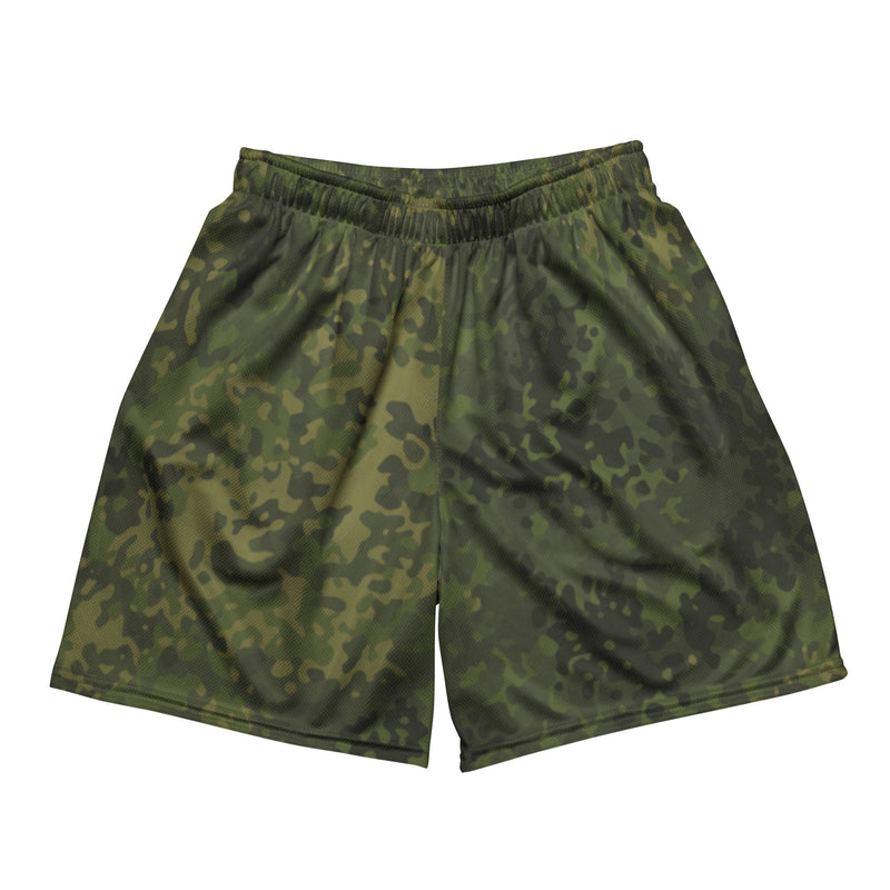 Flecktarn Bundeswehr Tropical CAMO Unisex Mesh Shorts - 2XS