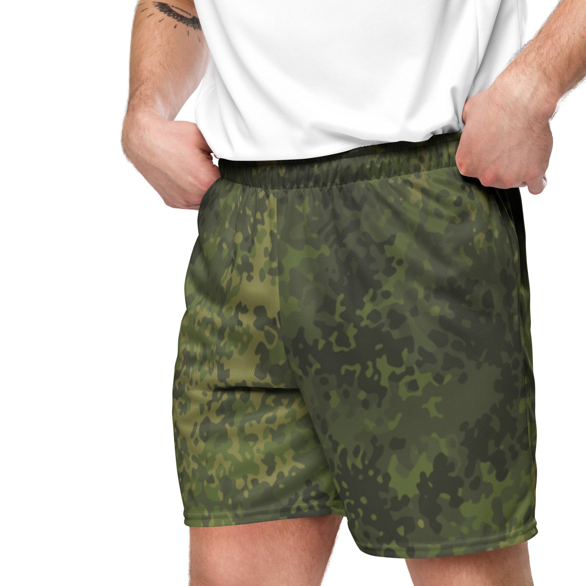 German Flecktarn Tropical CAMO Unisex mesh shorts - Mesh Shorts