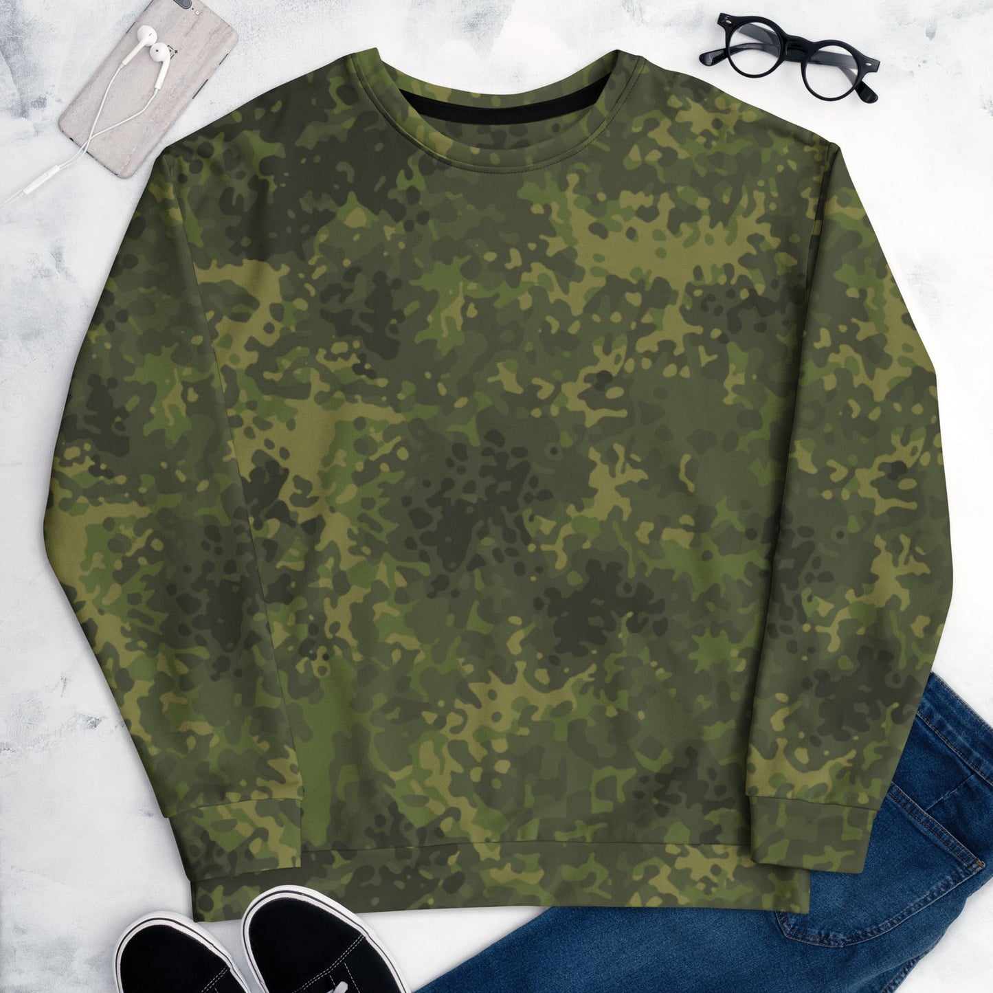 German Flecktarn Tropical CAMO Unisex Sweatshirt